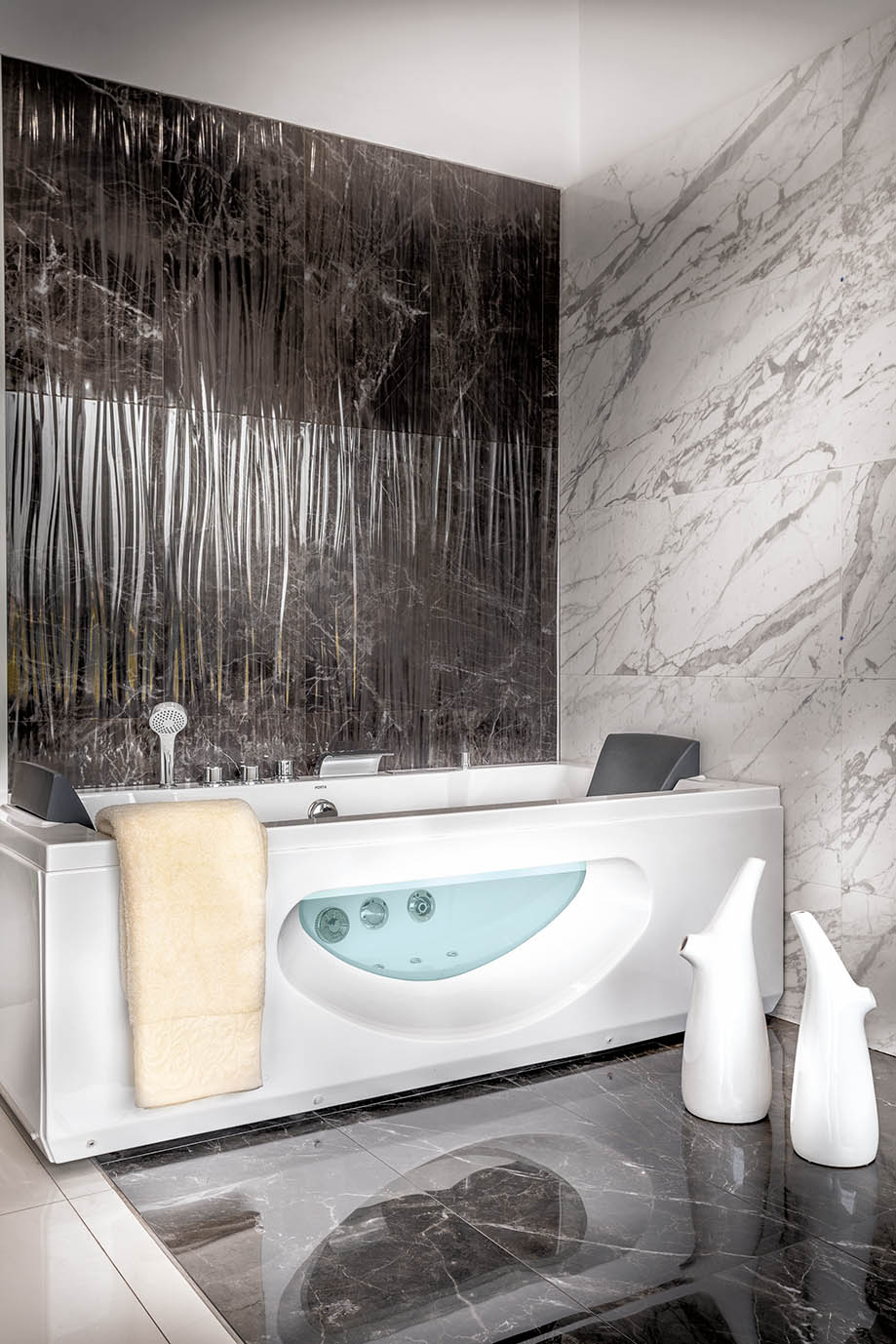 Meuble Salle De Bain Avec Vasque En Pierre ~ la salle de bain se fait une beaut deco actuelle Meuble Salle De Bain Avec Vasque En Pierre ~ la salle de bain se fait une beaut deco actuelle