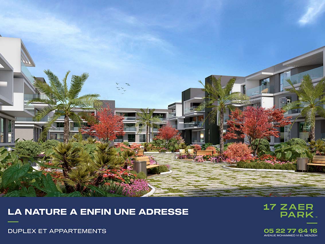 Le 17 Zaer Park : un nouvel art de vivre à Rabat - DECO ACTUELLE