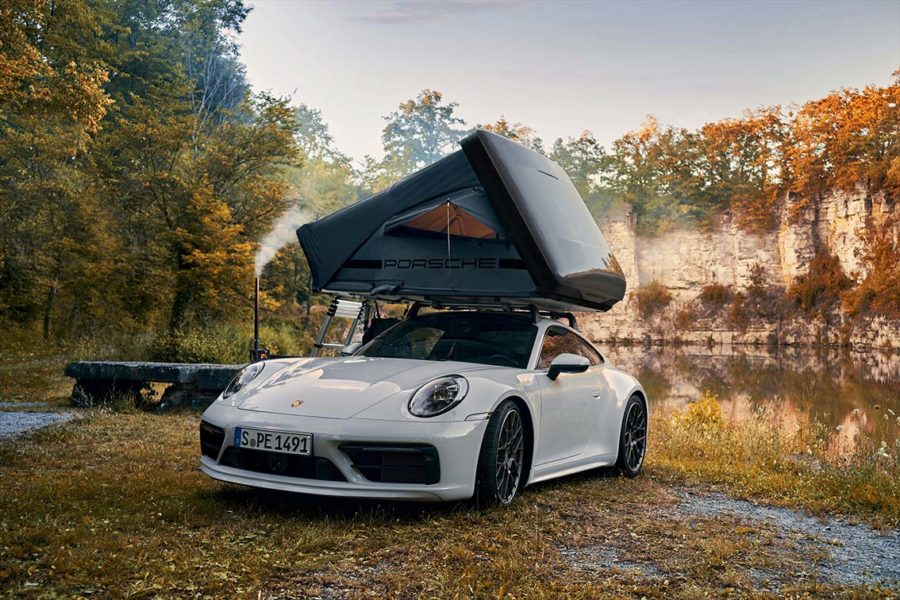Nouvelle tente de toit Porsche : chambre avec vue - DECO ACTUELLE