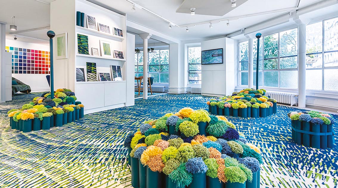 Le showroom Balsan à Paris, comme une promenade en forêt de Château